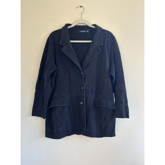 Lauren Ralph Lauren Jackets & Blazers - Lauren Ralph Lauren Women’s Knit Blazer Black 1X